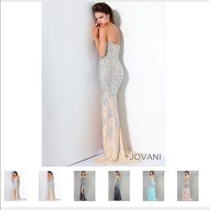 Jovani 4247 Beaded Long Dress